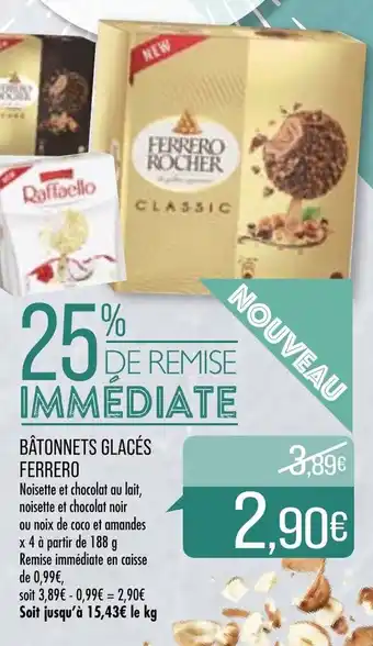 Match Bâtonnets glacés Ferrero offre