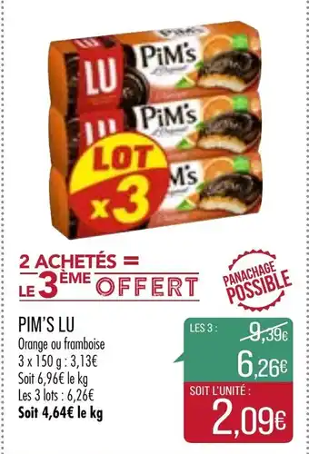 Match Pim's LU offre