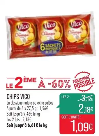 Match Chips Vico offre