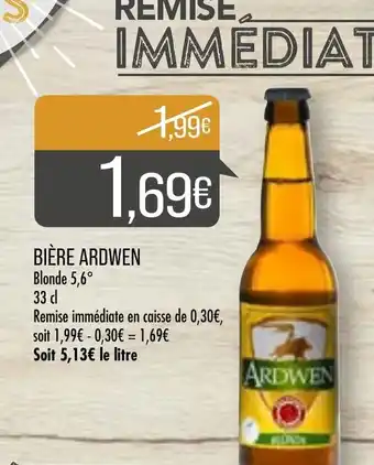Match Bière Ardwen offre