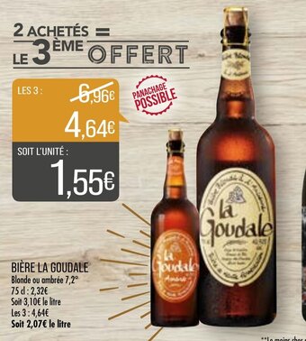 Match Bière La Goudale offre