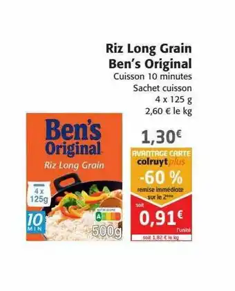 Riz Long Grain Ben's Original