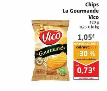 Colruyt Chips La Gourmande Vico offre
