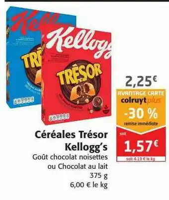 Céréales Trésor Kellogg's