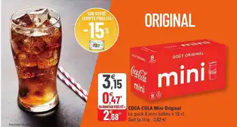 G20 Coca-cola Mini Original offre