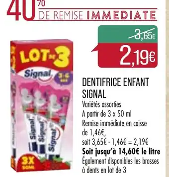 Dentifrice enfant Signal