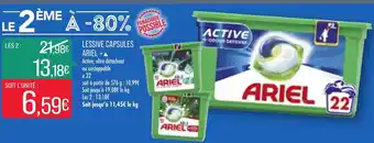Match Lessive capsules Ariel offre