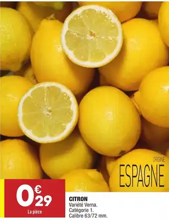 ALDI Citron offre
