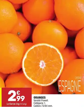 ALDI Oranges offre