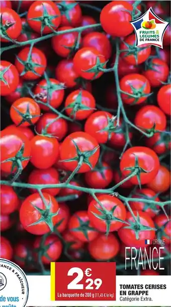 ALDI Tomates cerises en grappe offre
