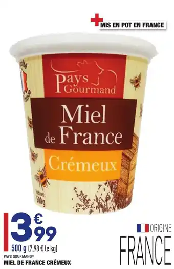 ALDI Miel de france crémeux offre