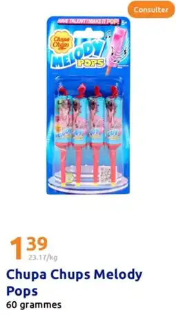Action CHUPA CHUPS Melody Pops offre