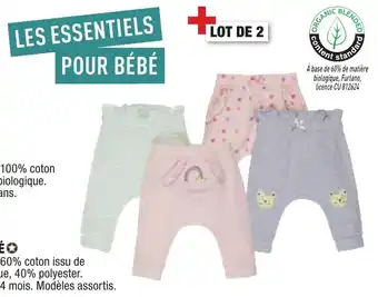 ALDI Pantalons bébé offre