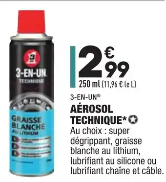 ALDI Aérosol technique offre