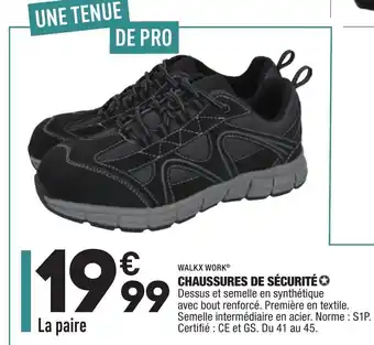 Chaussures de sécurité