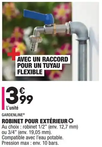 ALDI Robinet pour extérieur offre