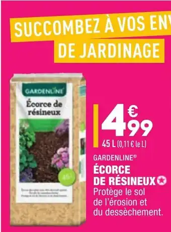 Écorce de résineux