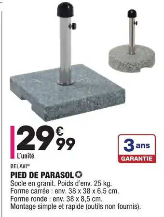 ALDI Pied de parasol offre