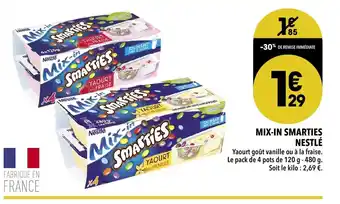 Supeco Mix-in smarties nestlé offre