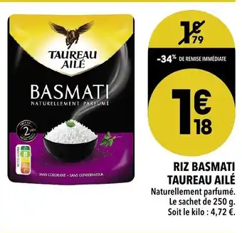 Supeco Riz basmati taureau ailé offre