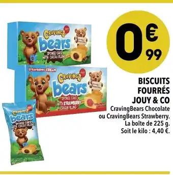 Biscuits fourrés jouy & co
