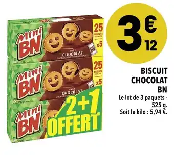 Supeco Biscuit chocolat bn offre