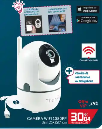 Gifi Caméra wifi 1080PP offre
