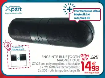 Enceinte bluetooth magnétique