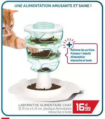 Gifi Labyrinthe alimentaire chat offre