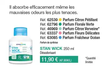 Stanhome STAN WICK offre