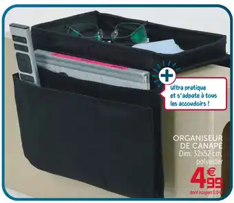 Gifi Organiseur de canapé offre