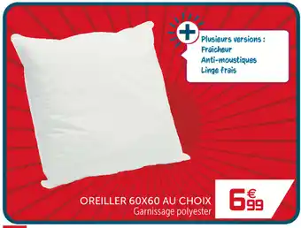 Gifi Oreiller 60X60 au choix offre