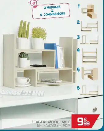 Gifi Étagère modulable offre