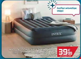 Gifi Matelas gonelable 2 personnes offre