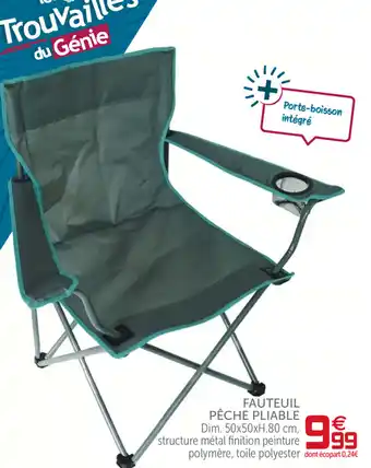 Gifi Fauteuil pêche pliable offre