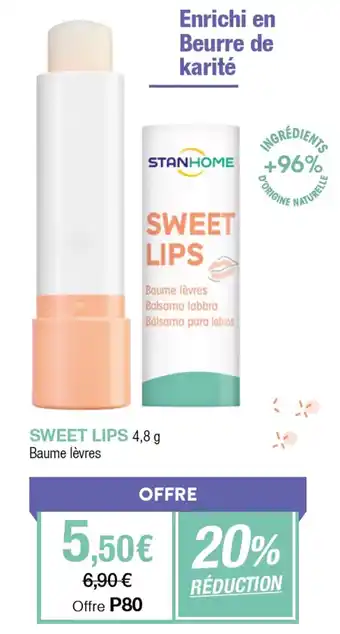 Stanhome SWEET LIPS offre