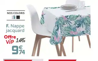 Nappe jacquard
