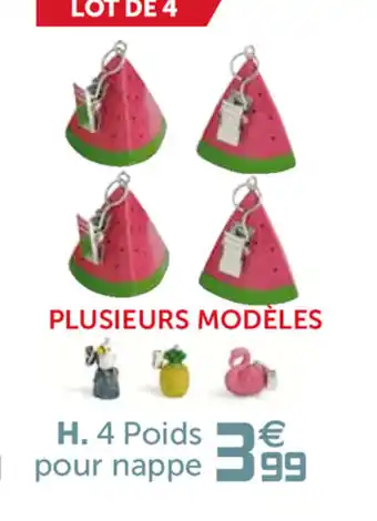 Gifi 4 Poids pour nappe offre