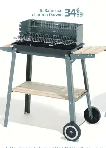 Gifi Barbecue charbon Darwin offre