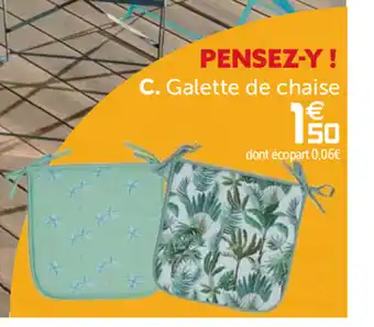 Gifi Galette de chaise offre