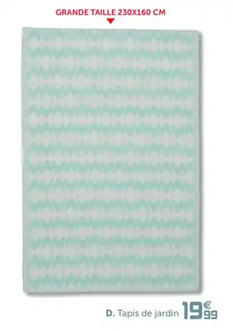 Gifi Tapis de jardin offre