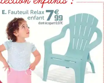 Gifi Fauteuil Relax enfant offre