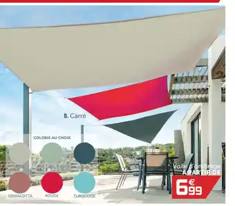 Gifi Voile d'ombrage offre