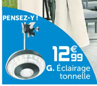 Gifi Eclairage tonnelle offre