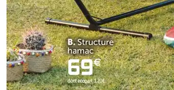 Gifi Structure hamac offre