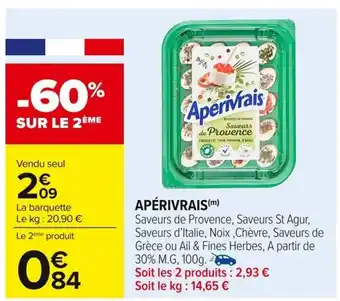 Carrefour APÉRIVRAIS offre