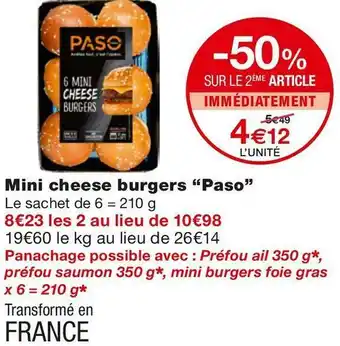 Old el paso mini cheese burgers