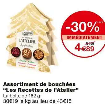 Monoprix Les recettes de l’atelier assortiment de bouchées offre