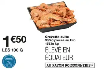 Monoprix Crevette cuite offre