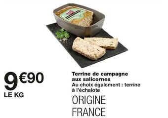 Terrine de campagne aux salicornes
